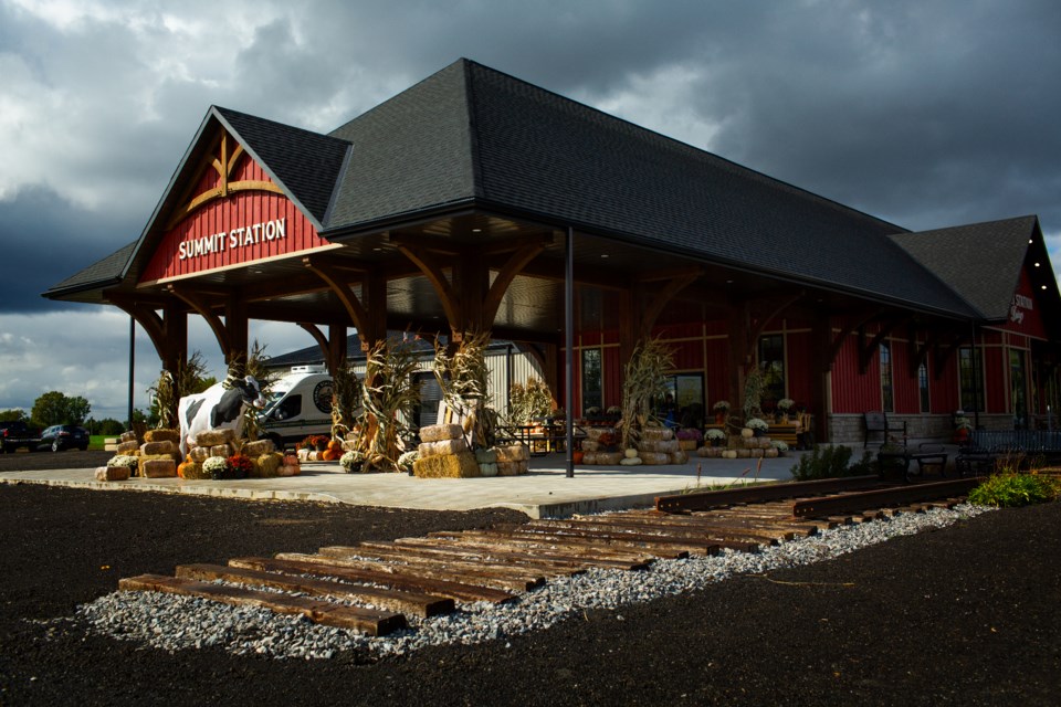 Summit Station Dairy on Powerline Road was once a stop on the TH&B line.