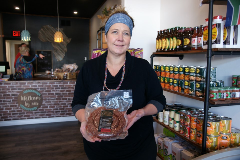 Patricia Oosthuizen has opened Hart Land Market in Greensville, specializing in South African foods and products.