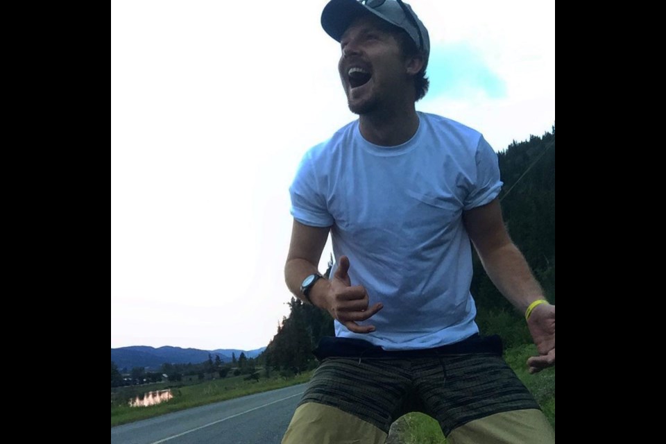 Chris Owens enjoys time at Emerald Lake Lodge in BC in 2016. 