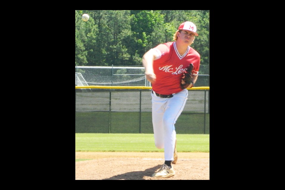 Reliever Jack Nance got the win in relief for McLean in the state championship game.