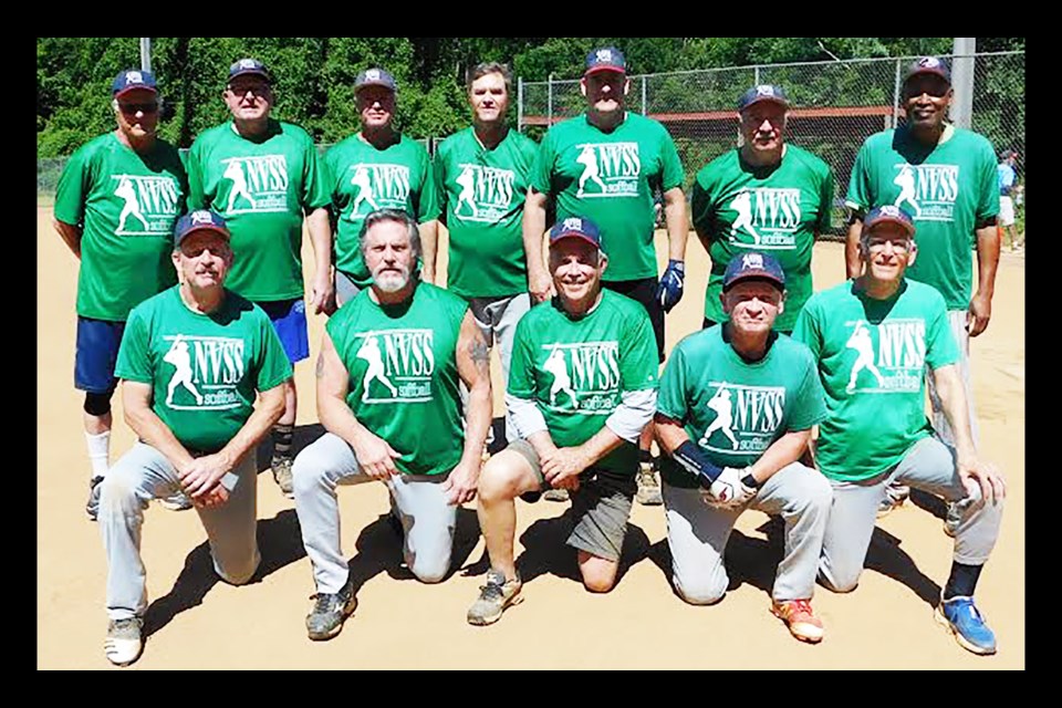 The Reston Green were the National Conference tournament champions of the Northern Virginia Senior Softball League's spring and summer season.