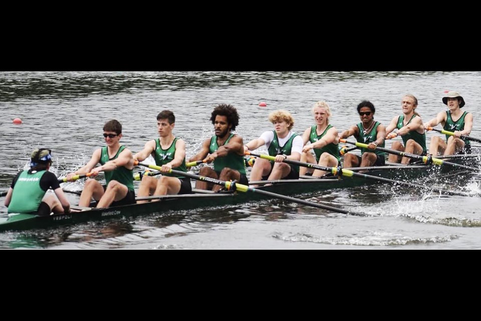 The Wakefield HIgh School boys varsity eight had a strong season during the spring crew campaign.