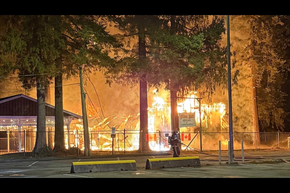 Cultus Lake Fire Department responded to the fire just before 1 a.m. on Feb. 18, 2025.