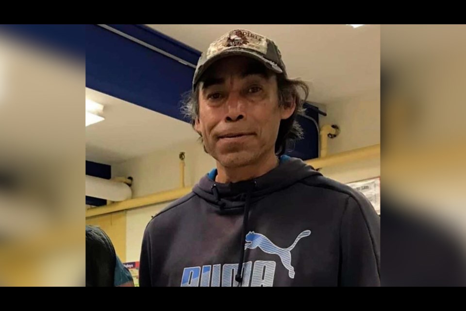 Randall 'Alvis' Ned, 56, from Pavilion disappeared after falling into the Fraser River on Sept. 6, 2024. 