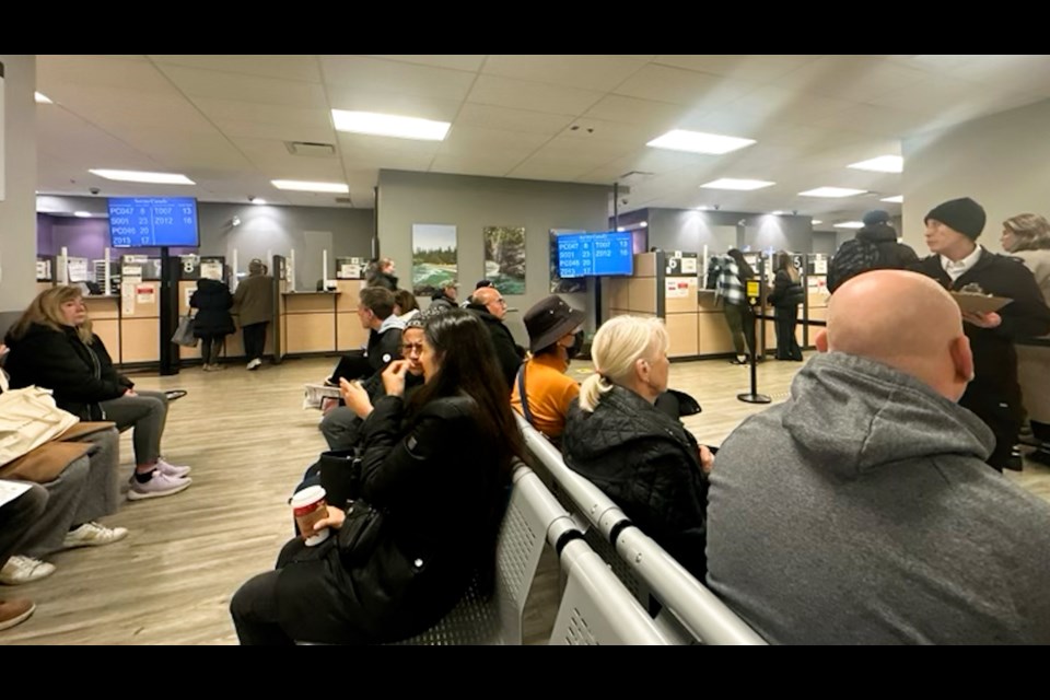 The passport office in Vancouver on Dec. 12.