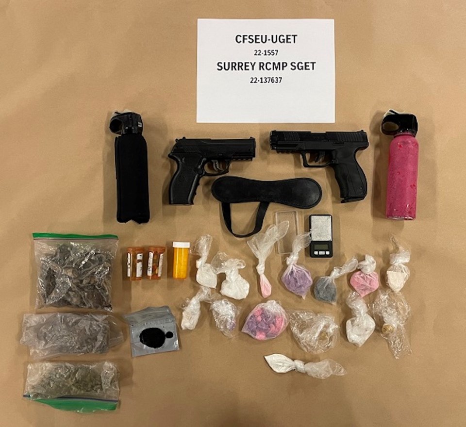 Surrey, BC RCMP Seize Drugs, Cash And Guns In Ongoing Probe - Burnaby Now