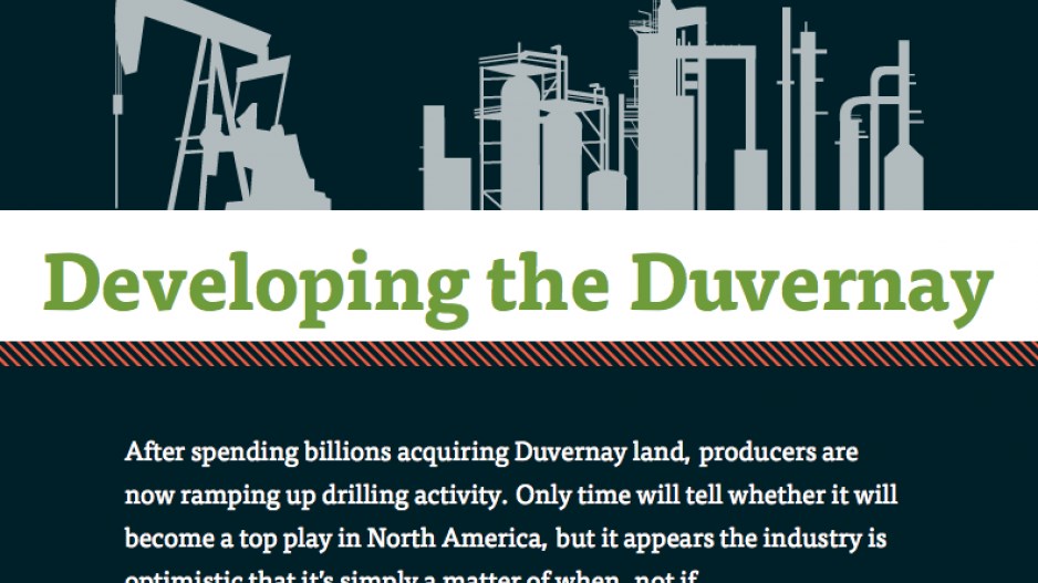 Infographic: Duvernay shale gas play - Business in Vancouver