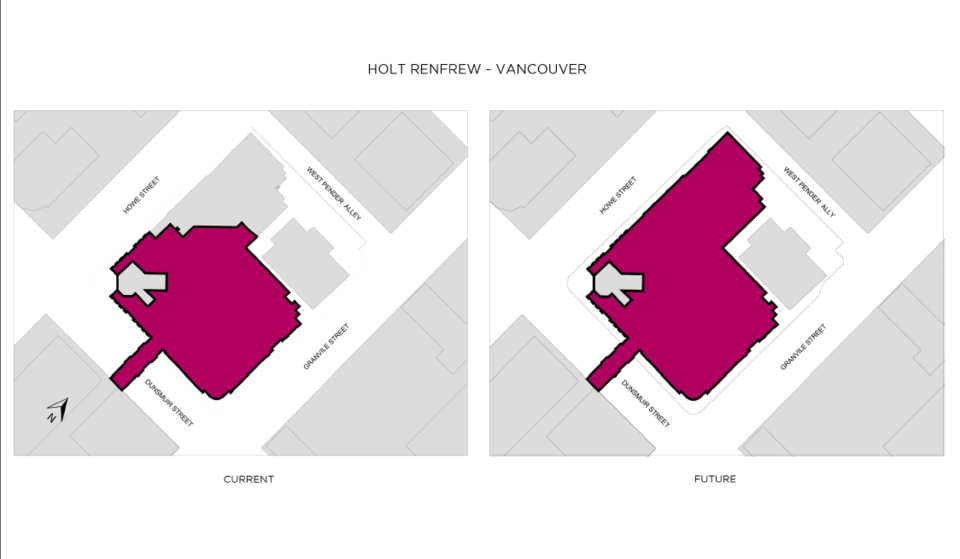 Holt Renfrew growing its footprint in downtown Vancouver with major  expansion