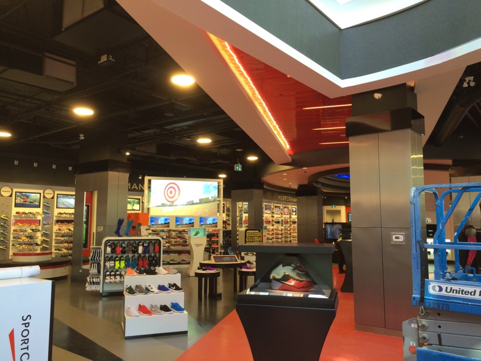 Sport Chek's new flagship store uses digital technology to enhance