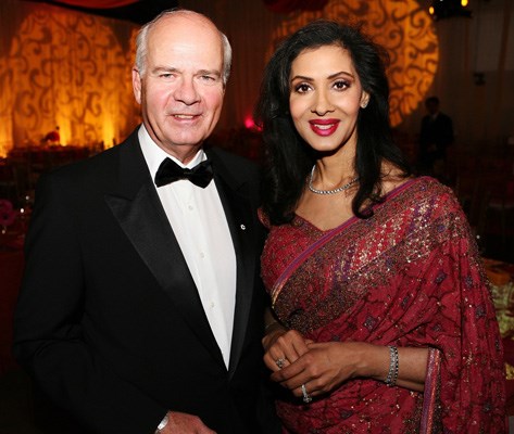 Peter Mansbridge and Monika Deol anchored the B.C. Cancer Foundation's Moroccan-themed Inspiration Gala, which saw $1.5 million raised.