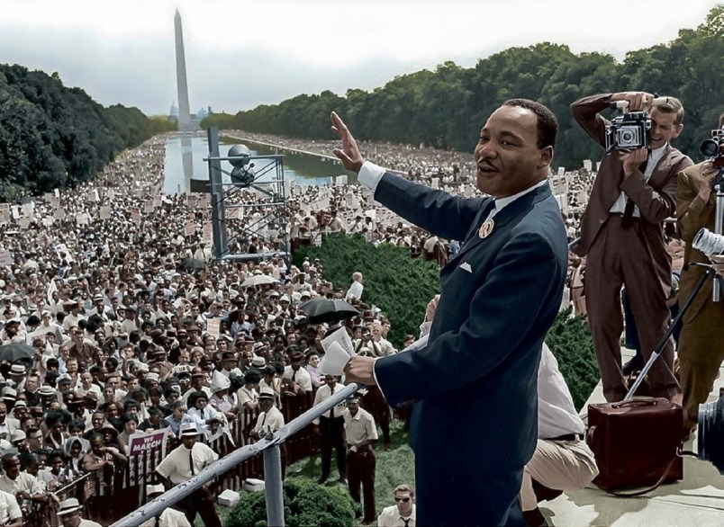 Rev. Martin Luther King Jr. gave his famous I Have a Dream speech from the Lincoln Memorial in Washi