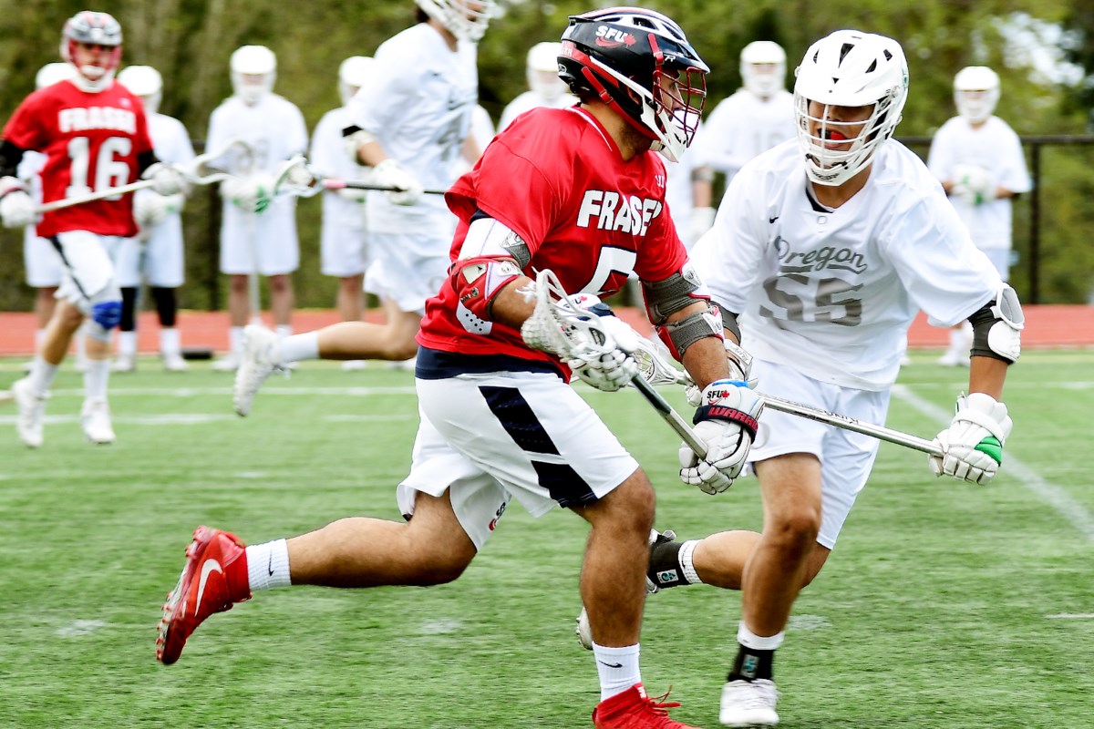 SFU unable to hurdle over Oregon in lacrosse final - Burnaby Now