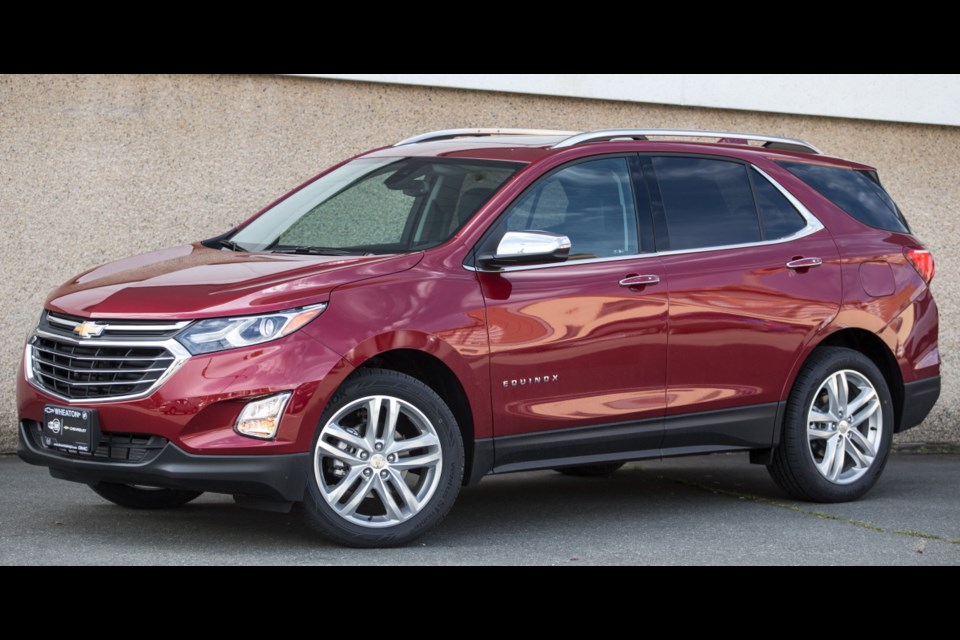 The 2018 Chevrolet Equinox shed almost 300 kilograms compared to the previous model, which improves both performance and fuel economy.