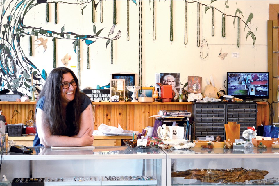 Carol Simonovic in her store, which is expected to shut down by the end of the summer.