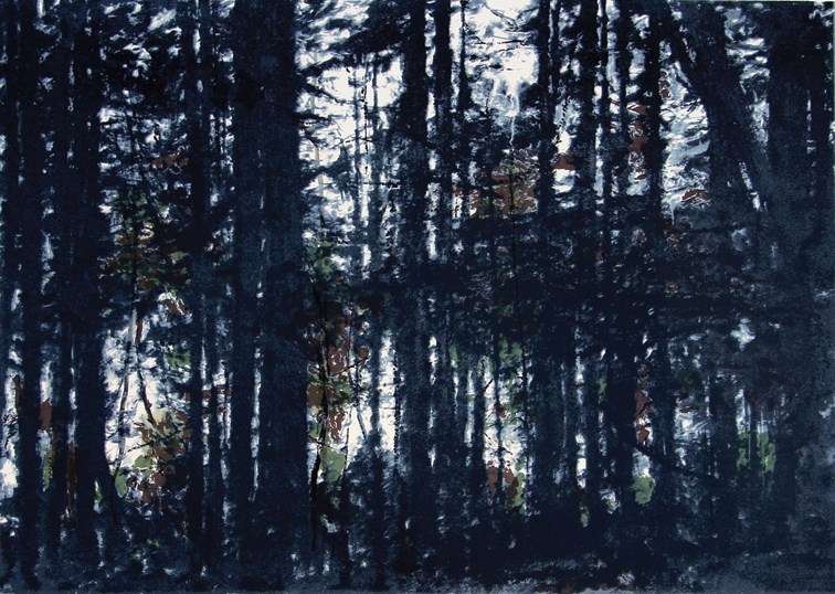 Gordon Smith: Pacific Rim Trees (2002). For most of his artistic career Gordon Smith has produced serigraph prints from his paintings for special occasions.