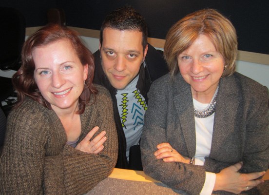 The Early Edition's Amy Bell and Cecilia Walters welcomed George Stroumboulopoulos to Vancouver. The CBC late night host was in town for sold-out tapings of his show.