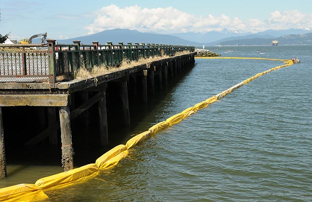 The demolition and removal of the Jericho Wharf, and the restoration of the beach front, started Aug.2 and won't be complete until the fall of 2012.