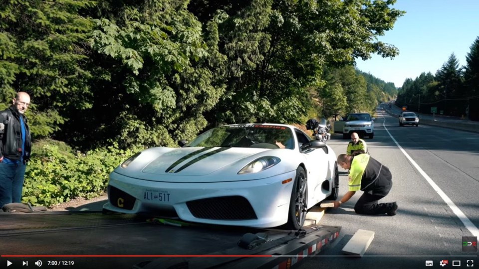 Sports car impounded on Malahat fuels speed camera debate - Victoria ...