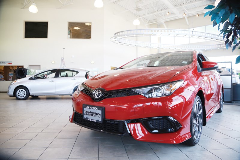 The Toyota Corolla iM used to be the Scion iM, bringing with it a few features separating it from the rest of the Toyota brand. It’s got the handling and practicality you’d expect from the Japanese automaker, adding in some unique styling cues that make it look more sporty than other Toyota offerings. It is available at Jim Pattison Toyota in the Northshore Auto Mall. photo Lisa King, North Shore News