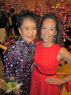 Gala co-chair Anita Law raised funds to support Mount Saint Joseph Hospital radiologist Dr. Jessica Wall's efforts to fight breast cancer.