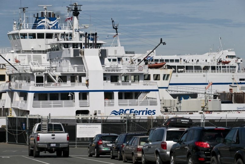 Photo Darren Stone. Time Colonist b.c. ferries