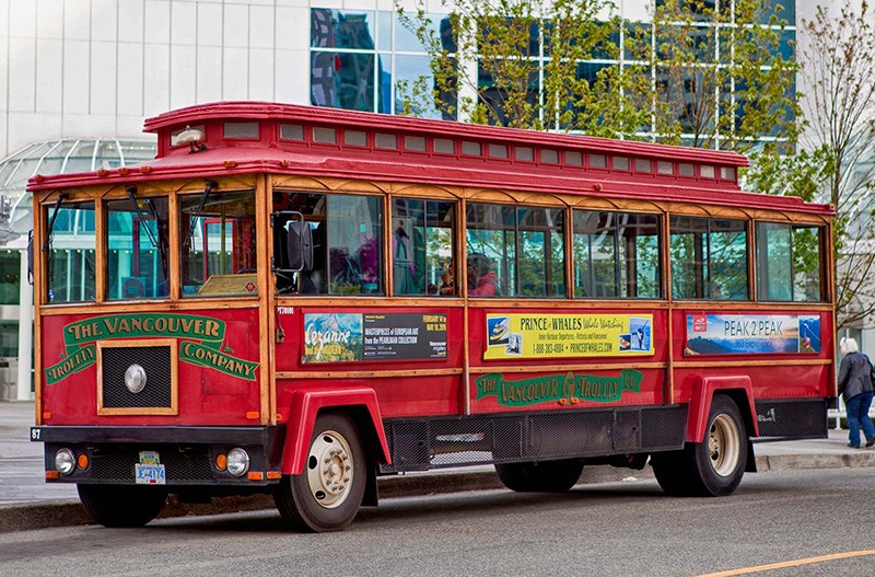 trolley bus