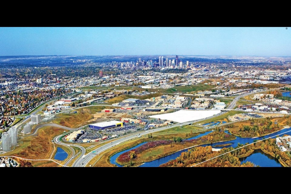 Deerfoot Meadows in Calgary has 3.5 million square feet of retail development.