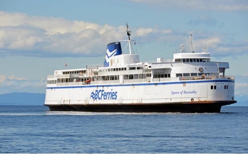 Last chance to buy the B.C. Queen of Burnaby ferry. The retired vessel is on the auction block until Jan. 4. Image/GovDeals