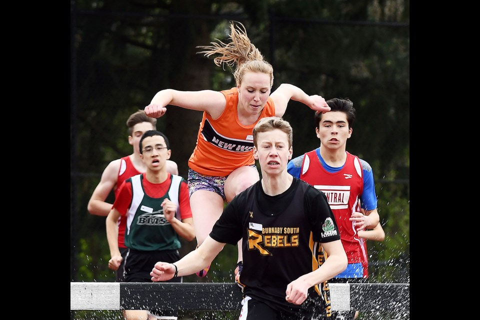 New Westminster's Grace Fetherstonhaugh achieved numerous personal bests during a lengthy track season, while piling up the medals.