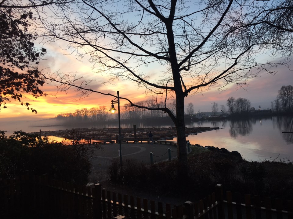 Fraser River sunrise