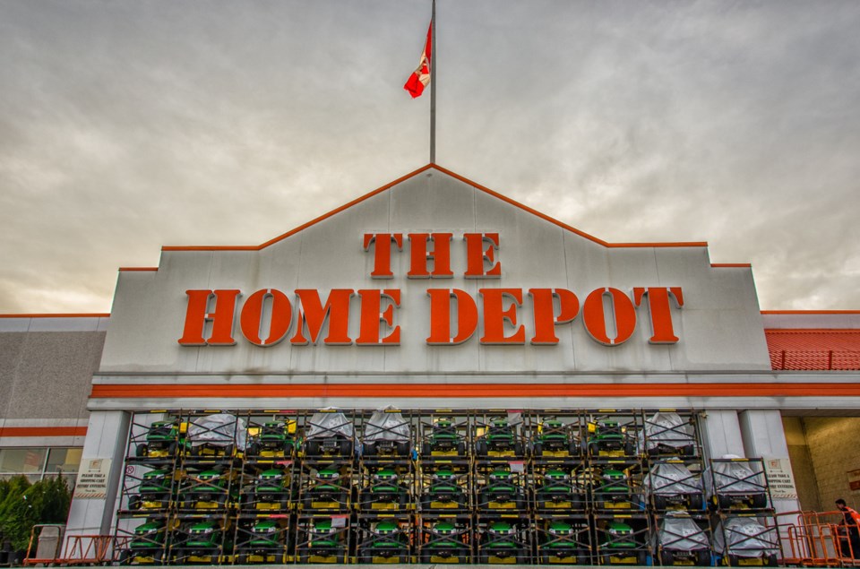 Home Depot store count Canada 2022