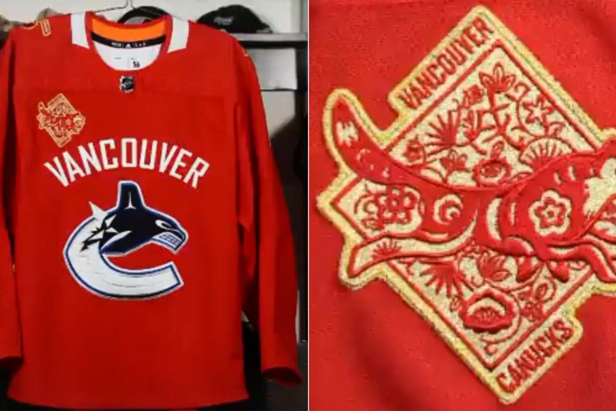 Canucks set to wear red Chinese New Year jerseys - Terrace Standard
