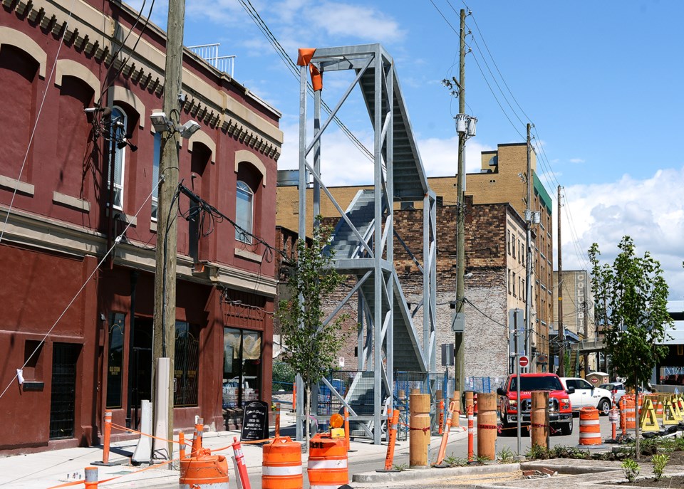 Front Street staircase