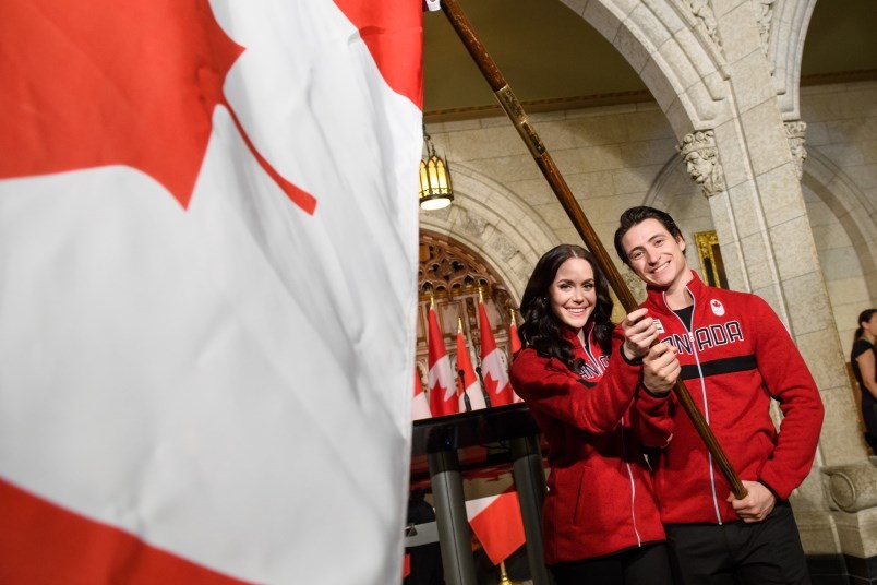 Tessa Virtue and Scott Moir