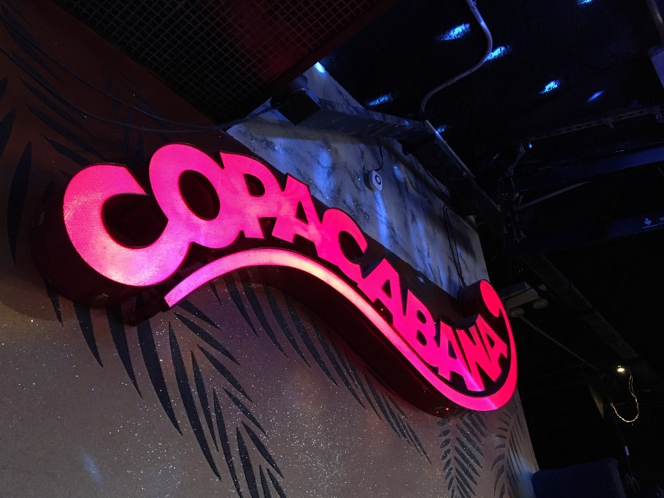 The Copacabana is a storied club that has raged through most of the popular music eras of the past 1