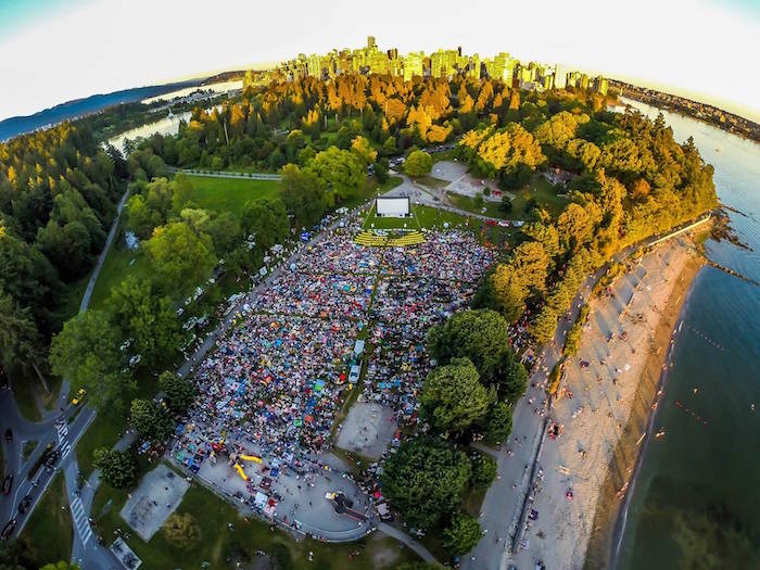 Summer lovin', had me a blast. Fresh Air Cinema’s Summer Cinema takes place Tuesday nights in Stanle