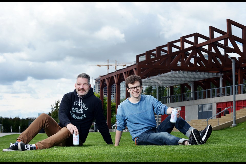 Realtor Alex Jopson and Will Clements, the music program coordinator for the Arts Council of New Westminster, are getting set for the Music by the River series. It returns to Westminster Pier Park July 5.