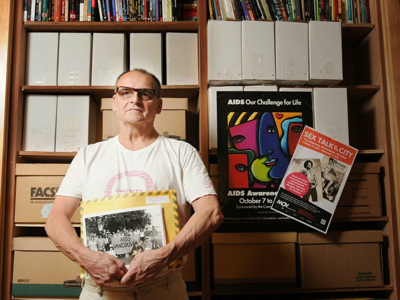 Ron Dutton used his library science skills to document the political activism of the gay liberation