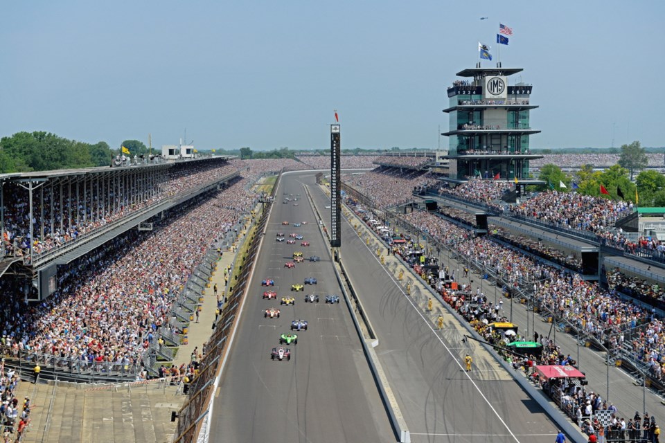 The Indianapolis Motor Speedway, site of the Indy 500, can seat up to 400,000 spectators and can fit inside Churchill downs, Yankee Stadium, the Rose Bowl and Vatican City. (Visit Indy/TNS)