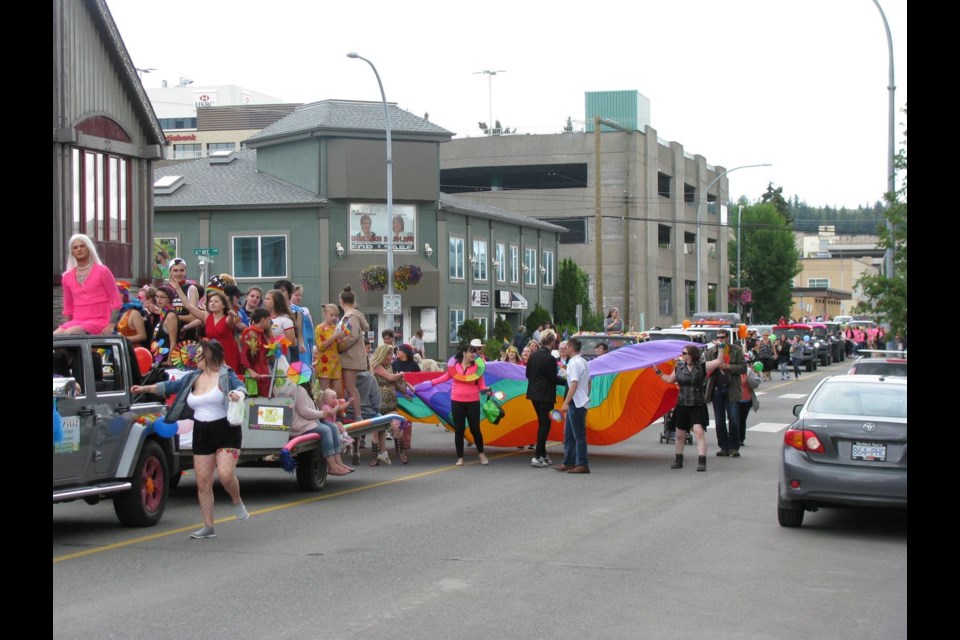 The Pride Parade and Festival took place downtown Prince George Saturday.