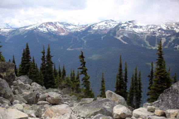 Fitzsimmons Valley, connecting Whistler and Blackcomb mountains.