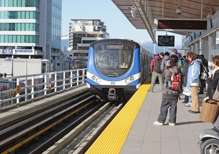 SkyTrain in Richmond