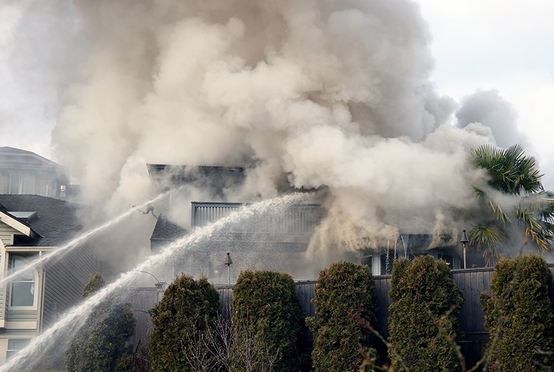 Fire damages Port Coquitlam home_0