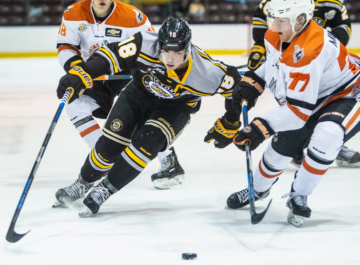 Potential NHL first rounder Alex Newhook is BCHL's top prospect