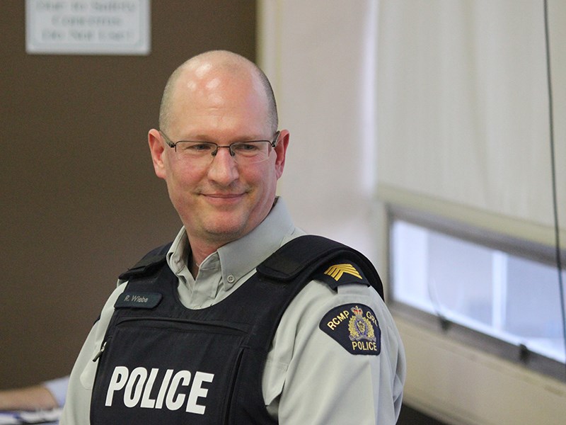 Powell River RCMP staff sergeant Rod Wiebe