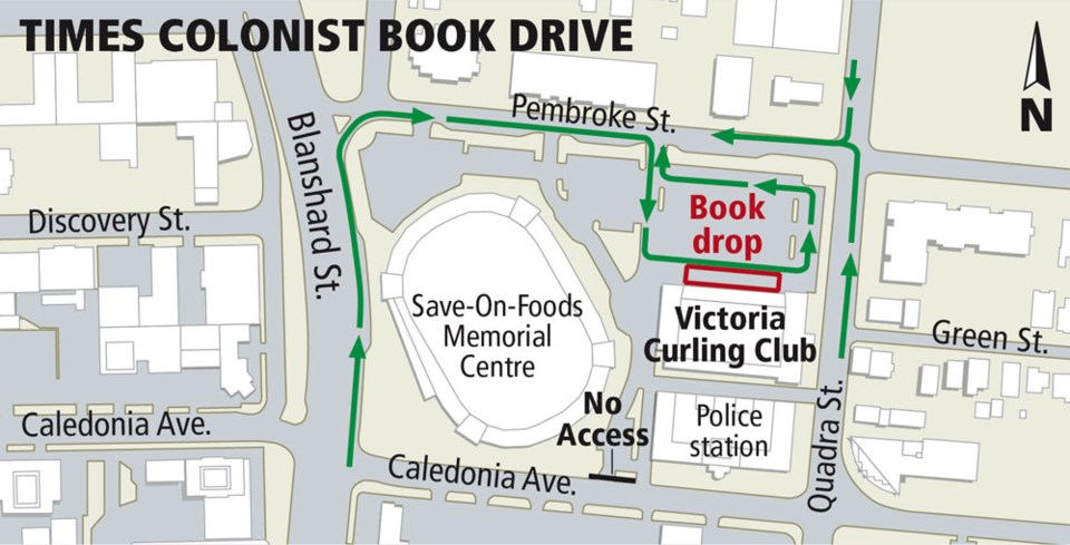 Map - 2019 Times Colonist Book Drive