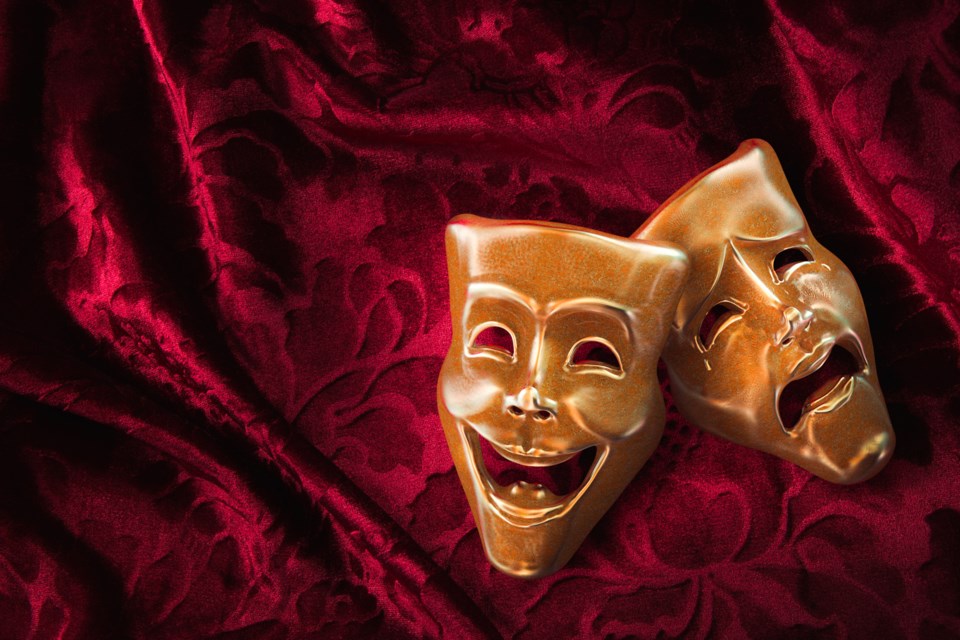 theatre masks, iStock