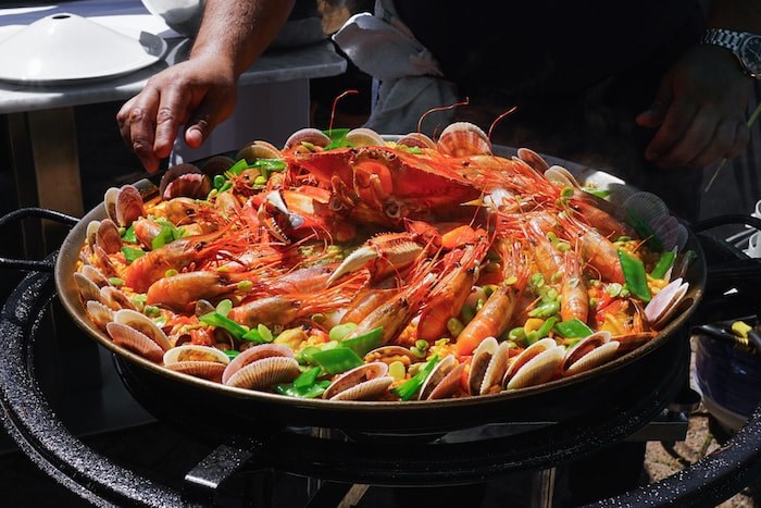 Peruvian-style Paella. Photo courtesy Ancora Waterfront Dining and Patio.