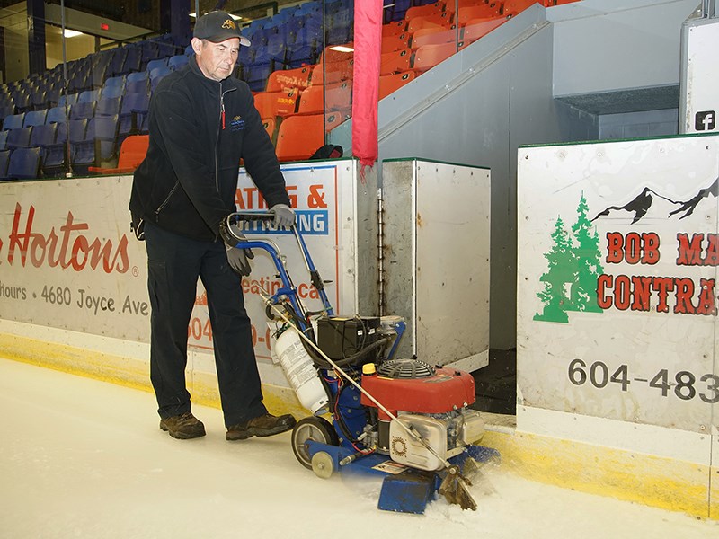 Powell River Recreation Complex maintenance worker Mike Filewich