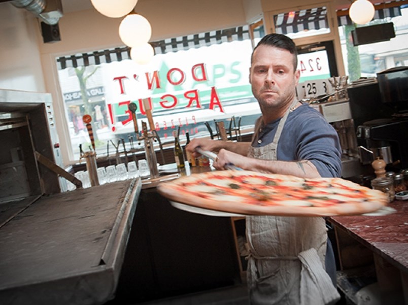 Nathaniel Geary learned how to make pizza at Tony Gemignani’s International School of Pizza before o